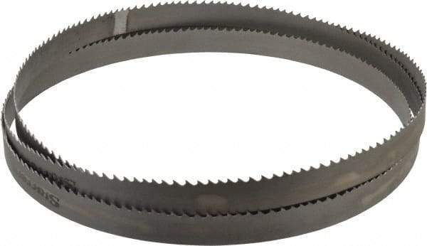 Starrett - 3 to 4 TPI, 10' 6" Long x 1" Wide x 0.035" Thick, Welded Band Saw Blade - Bi-Metal, Toothed Edge, Modified Tooth Set, Contour Cutting - Benchmark Tooling