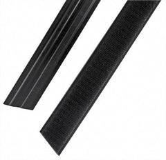 Rubbermaid - 35" Long x 1.1" Wide Microfiber Hook & Loop Replacement Set - Black, Hook & Loop - Benchmark Tooling