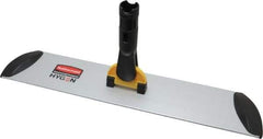 Rubbermaid - 18.1" Long x 3-1/2" Wide Aluminum Dust Mop Frame - Yellow, Quick Connect - Benchmark Tooling