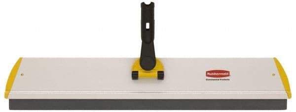 Rubbermaid - 24.1" Long x 4-1/2" Wide Aluminum Squeegee Frame - Yellow, Quick Connect - Benchmark Tooling