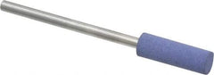 Value Collection - 5mm Max Diam x 15mm Long, Cylinder, Rubberized Point - Very Fine Grade, Ceramic, Mounted - Benchmark Tooling