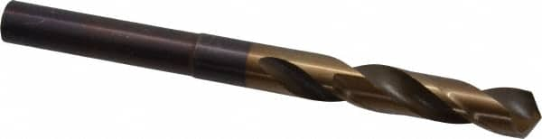 Hertel - 17/32" Drill, 118° Point, Cobalt Silver Deming & Reduced Shank Drill Bit - Benchmark Tooling