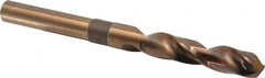 Hertel - 9/16" Drill, 118° Point, Cobalt Silver Deming & Reduced Shank Drill Bit - Benchmark Tooling