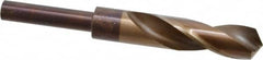 Hertel - 13/16" Drill, 118° Point, Cobalt Silver Deming & Reduced Shank Drill Bit - Benchmark Tooling