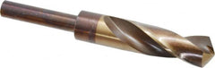 Hertel - 7/8" Drill, 118° Point, Cobalt Silver Deming & Reduced Shank Drill Bit - Benchmark Tooling