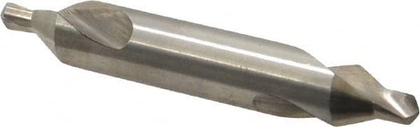 Hertel - #5 Plain Cut 60° Incl Angle High Speed Steel Combo Drill & Countersink - Benchmark Tooling