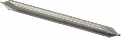 Hertel - #00 Plain Cut 60° Incl Angle Solid Carbide Combo Drill & Countersink - Benchmark Tooling