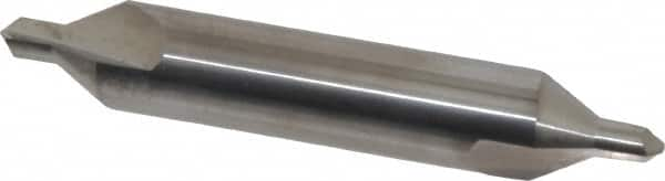 Hertel - #6 Plain Cut 60° Incl Angle Solid Carbide Combo Drill & Countersink - Benchmark Tooling