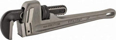 Proto - 14" Aluminum Straight Pipe Wrench - 2" Pipe Capacity - Benchmark Tooling