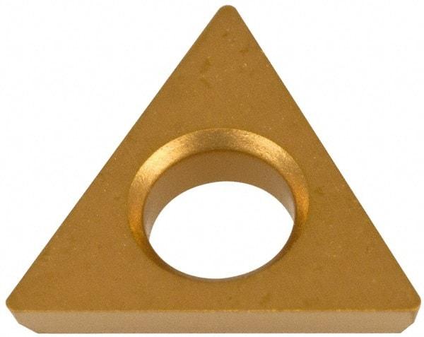 Hertel - TDHB1.280.75.0.5 Grade HC620B Carbide Boring Insert - TIN/TIC/TICN/TIN Finish, 60° Triangle, 15° Relief Angle, 5/32" Inscr Circle, 3/64" Thick, 0.007" Corner Radius - Benchmark Tooling