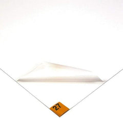 Wearwell - 5' Long x 3' Wide x 1/8" Thick, Dry Environment, Smooth Pattern Clean Room Matting - Tacky Sheets, White, 30 Layers per Mat, Series 095 - Benchmark Tooling