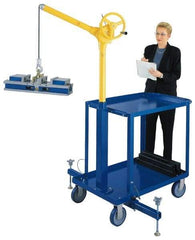 Sky Hook - 500 Lb Load Capacity, Steel Sky Hook Crane - Mobile Cart, Counterweight Required, Not Included - Benchmark Tooling