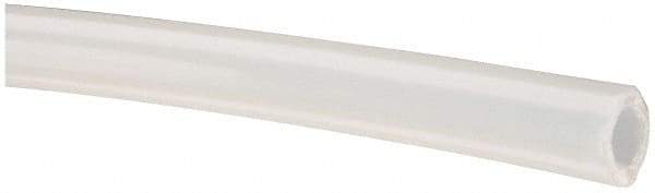 Made in USA - 3/16" ID x 5/16" OD, 1/16" Wall Thickness, Cut to Length (100' Standard Length) LLDPE Tube - Natural, 268 Max psi, 44 Shore D Hardness - Benchmark Tooling