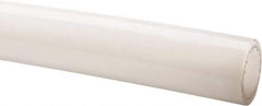 Made in USA - 3/4" ID x 1" OD, 1/8" Wall Thickness, Cut to Length (100' Standard Length) LLDPE Tube - Natural, 154 Max psi, 44 Shore D Hardness - Benchmark Tooling