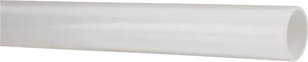 Made in USA - 1" ID x 1-1/8" OD, 1/16" Wall Thickness, Cut to Length (100' Standard Length) LLDPE Tube - Natural, 63 Max psi, 44 Shore D Hardness - Benchmark Tooling