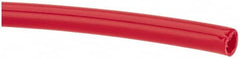 Made in USA - 11/64" ID x 1/4" OD, 0.04" Wall Thickness, Cut to Length (100' Standard Length) LLDPE Tube - Red, 205 Max psi, 44 Shore D Hardness - Benchmark Tooling