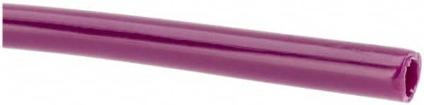 Made in USA - 11/64" ID x 1/4" OD, 0.04" Wall Thickness, Cut to Length (100' Standard Length) LLDPE Tube - Purple, 205 Max psi, 44 Shore D Hardness - Benchmark Tooling