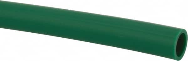 Made in USA - 3/8" ID x 1/2" OD, 1/16" Wall Thickness, Cut to Length (100' Standard Length) LLDPE Tube - Green, 153 Max psi, 44 Shore D Hardness - Benchmark Tooling