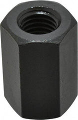 Gibraltar - 5/8-11 UNC, 1-5/8" OAL Steel Standard Coupling Nut - Black Oxide Coated, 1-1/16" Width Across Flats - Benchmark Tooling