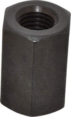 Gibraltar - 3/4-10 UNC, 1-7/8" OAL Steel Standard Coupling Nut - Black Oxide Coated, 1-1/4" Width Across Flats - Benchmark Tooling