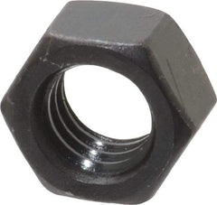 Gibraltar - 3/8-16 UNC Steel Right Hand Heavy Hex Nut - 9/16" Across Flats, 21/64" High, Black Oxide Finish - Benchmark Tooling