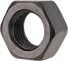 Gibraltar - 1-8 UNC Steel Right Hand Heavy Hex Nut - 1-1/2" Across Flats, 55/64" High, Black Oxide Finish - Benchmark Tooling