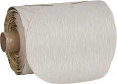 Made in USA - 5" Diam, 220 Grit Aluminum Oxide Adhesive PSA Disc - Very Fine Grade, C Weighted Paper Backing, For Low Speed Dual-Action Sanders, Random Orbital Sanders - Benchmark Tooling