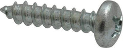 Value Collection - #12 Pan Head Phillips Sheet Metal Screw - Steel, 1" Length Under Head, Grade 2 - Benchmark Tooling
