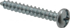 Value Collection - #12 Pan Head Phillips Sheet Metal Screw - Steel, 1-1/2" Length Under Head, Grade 2 - Benchmark Tooling