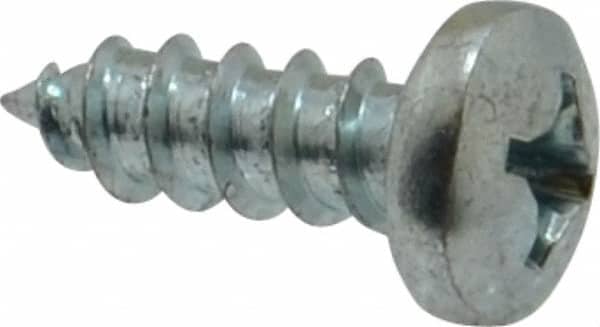 Value Collection - #14 Pan Head Phillips Sheet Metal Screw - Steel, 3/4" Length Under Head, Grade 2 - Benchmark Tooling