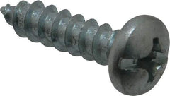 Value Collection - #14 Pan Head Phillips Sheet Metal Screw - Steel, 1" Length Under Head, Grade 2 - Benchmark Tooling