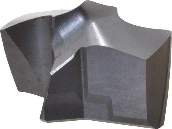 Kennametal - Series KSEM, 18.26mm Diam Grade KC7320 140° Replaceable Drill Tip - Carbide, AlTiN Finish, 2 Seat Size - Benchmark Tooling