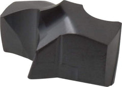 Kennametal - Series KSEM, 20.64mm Diam Grade KC7320 140° Replaceable Drill Tip - Carbide, AlTiN Finish, 3 Seat Size - Benchmark Tooling