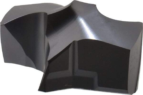 Kennametal - Series KSEM, 23mm Diam Grade KC7320 140° Replaceable Drill Tip - Carbide, AlTiN Finish, 4 Seat Size - Benchmark Tooling