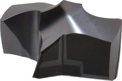 Kennametal - Series KSEM, 23mm Diam Grade KC7320 140° Replaceable Drill Tip - Carbide, AlTiN Finish, 4 Seat Size - Benchmark Tooling