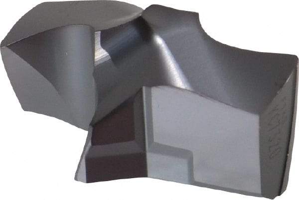 Kennametal - Series KSEM, 25.67mm Diam Grade KC7320 140° Replaceable Drill Tip - Carbide, AlTiN Finish, 5 Seat Size - Benchmark Tooling