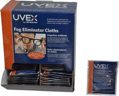 Uvex - 100 Nonalcohol Lens Cleaning Towelettes - Individually Wrapped, Nonsilicone Cleaner - Benchmark Tooling