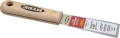 Hyde Tools - 1-1/4" Wide Steel Putty Knife - Flexible, Hardwood Handle, 7-3/4" OAL - Benchmark Tooling