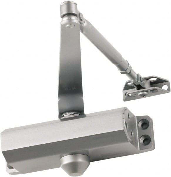 Falcon - Light-Duty ADA Complaint Door Closer Manual Damper - Aluminum Finish - Benchmark Tooling