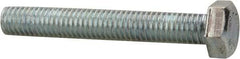 Value Collection - 1/2-13 UNC, 3-1/4" Length Under Head Hex Head Cap Screw - Fully Threaded, Grade 2 Steel, Zinc-Plated Finish, 3/4" Hex - Benchmark Tooling