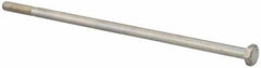 Value Collection - 1/4-20 UNC, 7" Length Under Head Hex Head Cap Screw - Partially Threaded, Grade 2 Steel, Zinc-Plated Finish, 7/16" Hex - Benchmark Tooling
