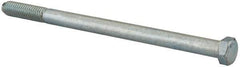 Value Collection - 7/16-14 UNC, 7" Length Under Head Hex Head Cap Screw - Partially Threaded, Grade 2 Steel, Zinc-Plated Finish, 5/8" Hex - Benchmark Tooling