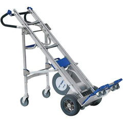 Wesco Industrial Products - 21-1/2" Wide x 39" High x 6-1/2" Deep, 10" Wheel Diam Hand Truck Kick Out Wheels - 725 Lb Load Capacity - Benchmark Tooling