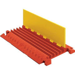 Checkers - On Floor Cable Covers Cover Material: Polyurethane Number of Channels: 5 - Benchmark Tooling