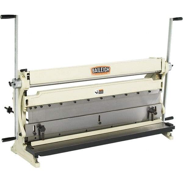 Baileigh - Combination Roller, Shear & Brake Machines Maximum Mild Steel Shearing Capacity (Gauge): 20 Maximum Mild Steel Bending Capacity (Gauge): 20 - Benchmark Tooling