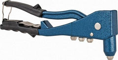 Value Collection - Right Angle Head Hand Riveter - 3/32 to 3/16" Rivet Capacity, 9-1/2" OAL - Benchmark Tooling