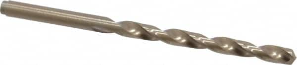 Cleveland - 13/64" 135° Cobalt Jobber Drill - Oxide/Gold Finish, Right Hand Cut, Spiral Flute, Straight Shank, 3-5/8" OAL, Split Point - Benchmark Tooling