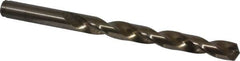 Cleveland - 25/64" 135° Cobalt Jobber Drill - Oxide/Gold Finish, Right Hand Cut, Spiral Flute, Straight Shank, 5-1/8" OAL, Split Point - Benchmark Tooling