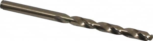 Cleveland - 6.8mm 135° Cobalt Jobber Drill - Oxide/Gold Finish, Right Hand Cut, Spiral Flute, Straight Shank, 4.29" OAL, Split Point - Benchmark Tooling