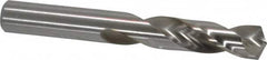 Cleveland - 7/16" 135° Spiral Flute High Speed Steel Screw Machine Drill Bit - Bright Finish, Right Hand Cut, 2-1/16" Flute Length, 3-7/16" OAL, Split Point, Straight Shank - Benchmark Tooling